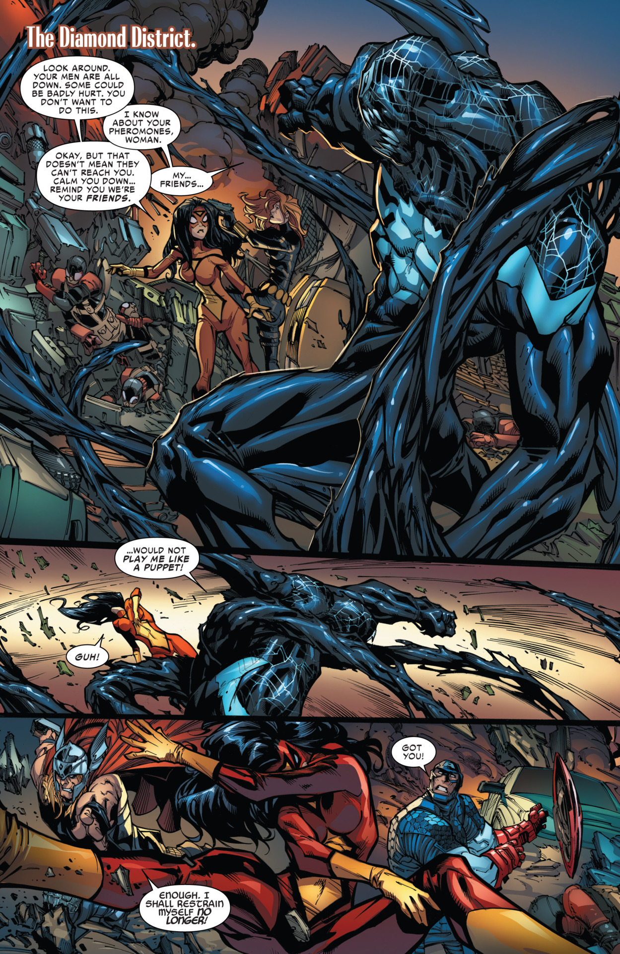 Black Suit Spiderman vs Namor - Battles - Comic Vine